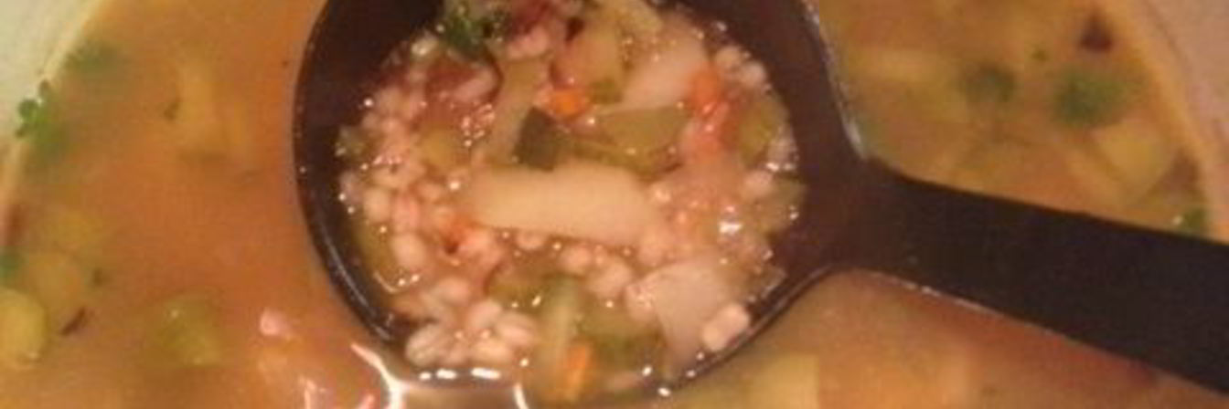 Рассольник с перловкой