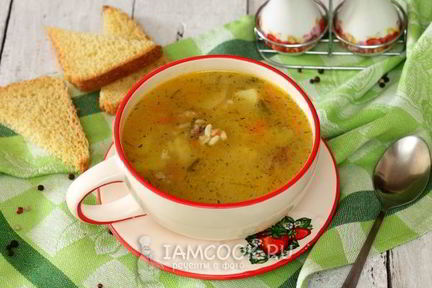 Рисовый суп в мультиварке