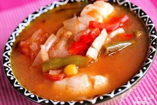 Рыбный суп из тилапии