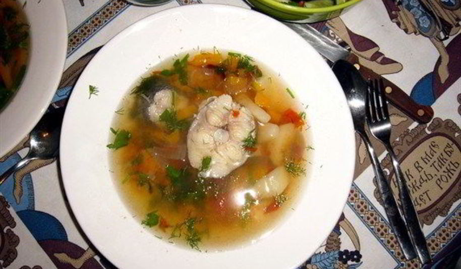 Рецепт рыбный суп с тыквой