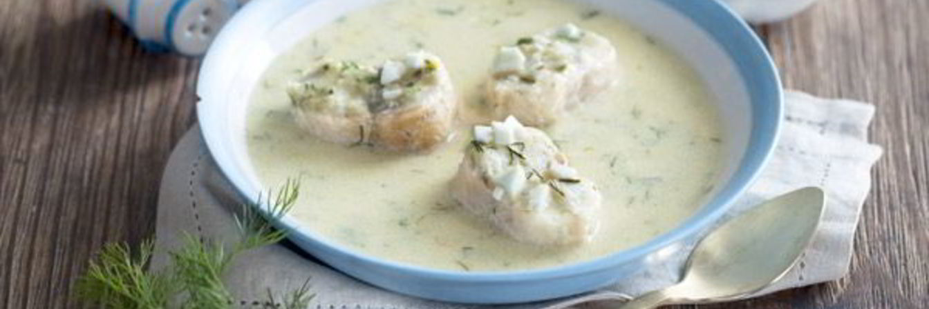 Рыбный суп с укропом