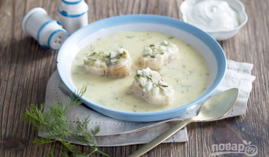 Рецепт рыбный суп с укропом