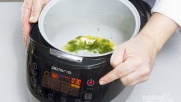 ШАГ 2. рыбный суп с укропом