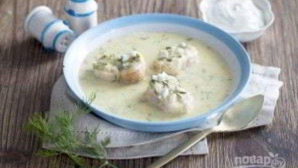 ШАГ 4. рыбный суп с укропом