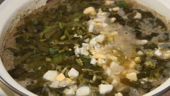 ШАГ 9. щавелевый суп с чечевицей