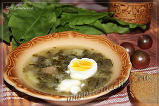 Щи из щавеля