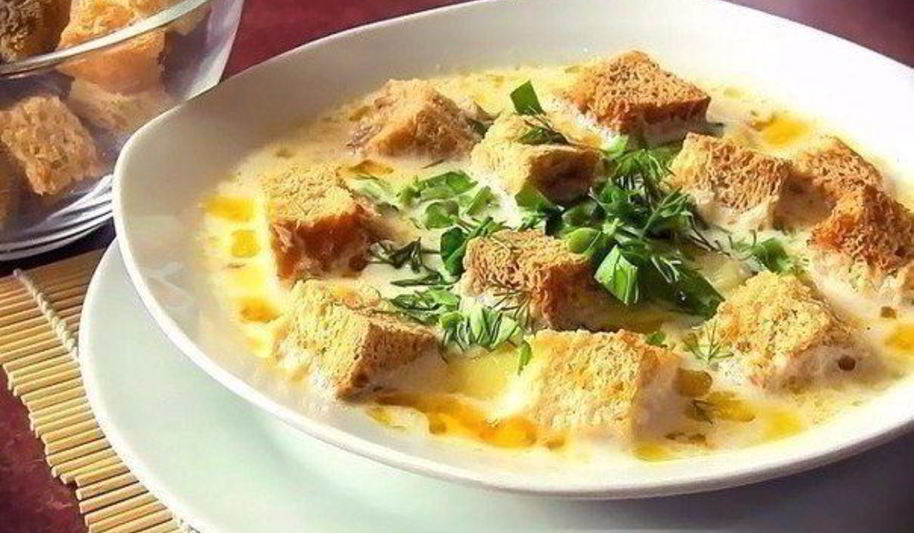 Рецепт сирний суп