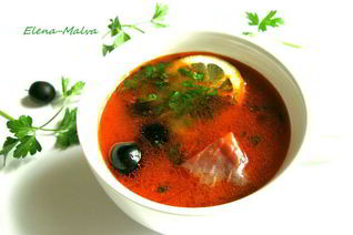 Рыбная солянка