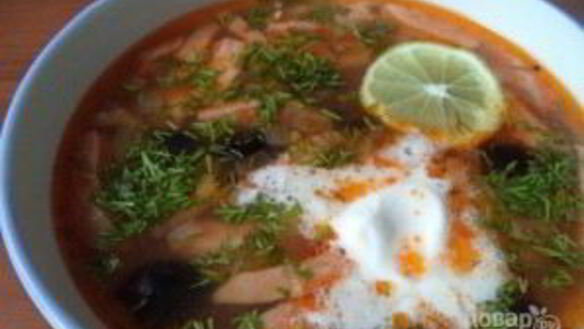 ШАГ 10. солянка мясная сборная