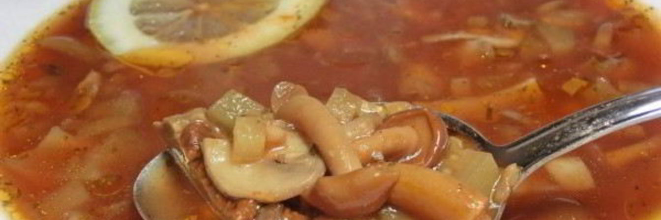 Солянка с грибами