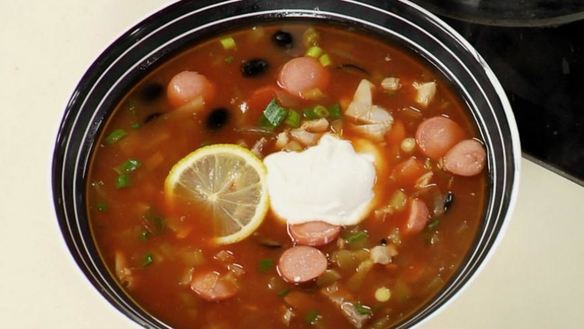 ШАГ 6. солянка с курицей