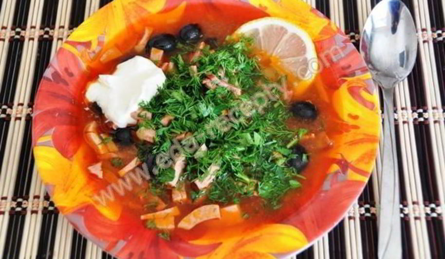 Рецепт солянка сборная мясная