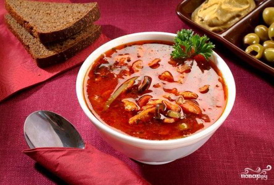 Солянка в мультиварке