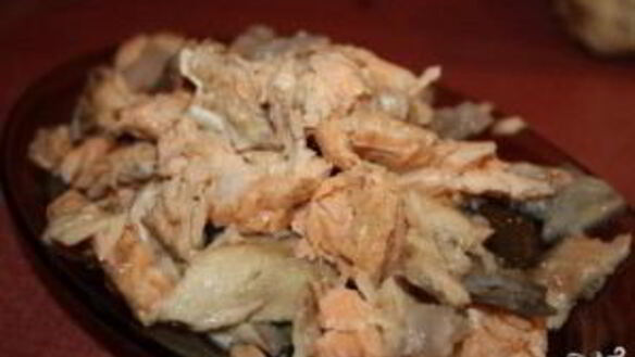 ШАГ 4. суп из головы семги