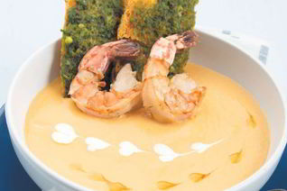 Суп из панцирей креветок