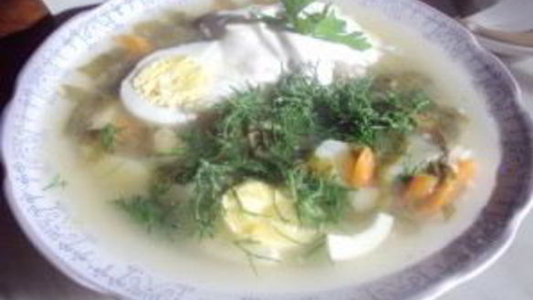 ШАГ 10. суп из щавеля с рисом