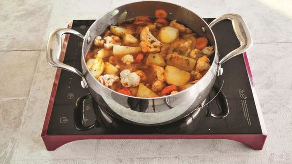 ШАГ 3. суп из цветной капусты с фисташковым кремом