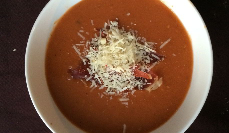 Рецепт суп из запеченных овощей с нутом