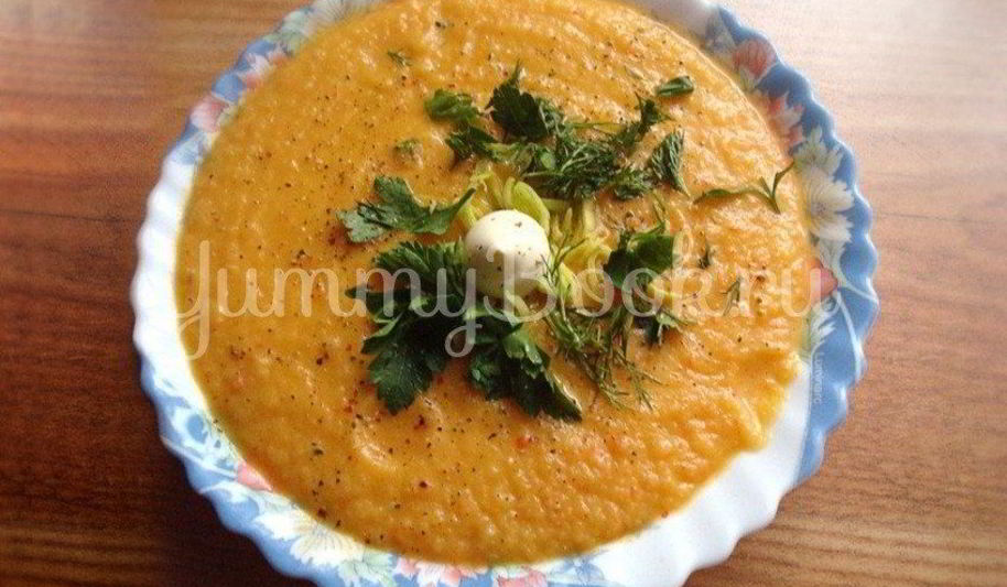 Рецепт ароматный овощной суп-пюре