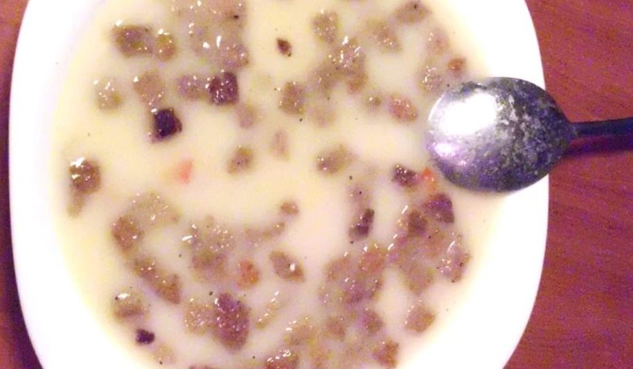 Рецепт белый суп-пюре по-баварски