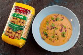 Диетический суп-пюре из гороха