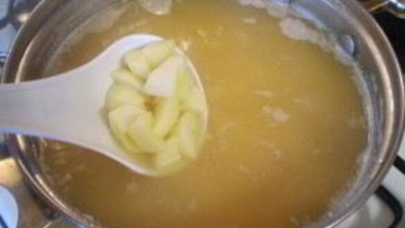 ШАГ 4. гороховый суп-пюре с гренками