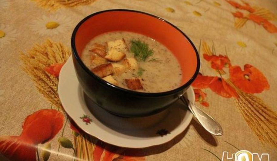 Рецепт грибной суп-пюре декабрьский вечер