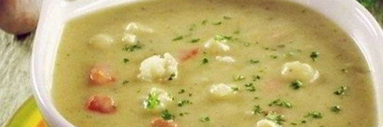 Грибной суп-пюре с картофелем