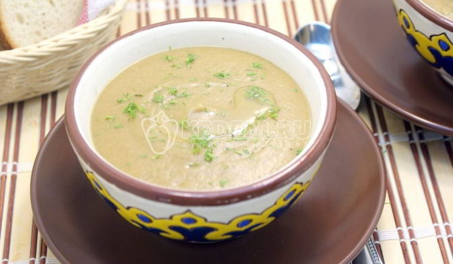 Рецепт грибной суп-пюре