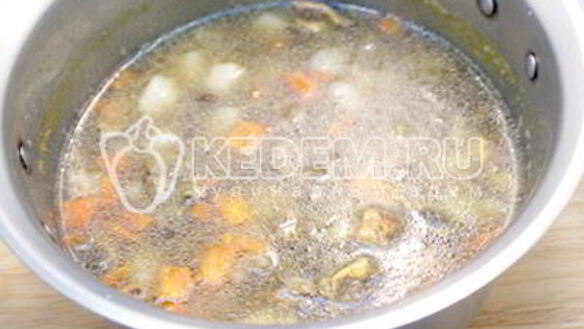 ШАГ 5. грибной суп-пюре