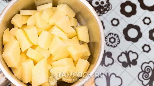 ШАГ 5. картофельный суп-пюре с чесноком и сливками