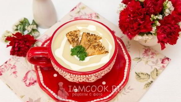 ШАГ 11. картофельный суп-пюре с чесноком и сливками