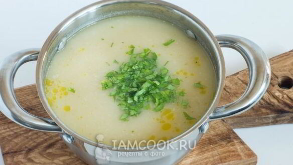 ШАГ 8. каталонский картофельный суп-пюре с бобами