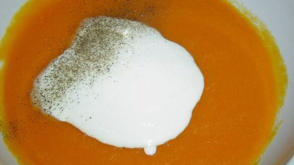 ШАГ 5. морковный суп-пюре с зеленым луком