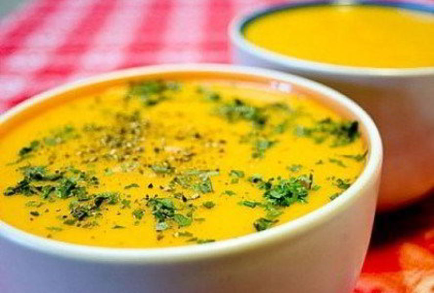 Овощной суп-пюре с курицей и цветной капустой