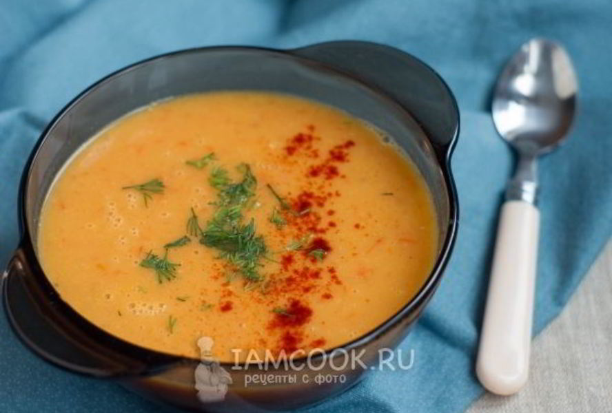 Постный гороховый суп-пюре