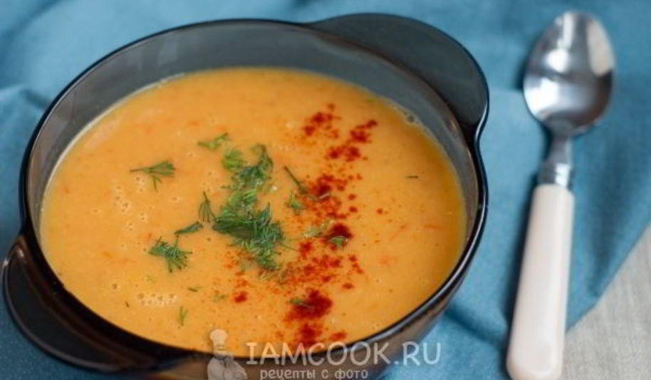 Рецепт постный гороховый суп-пюре