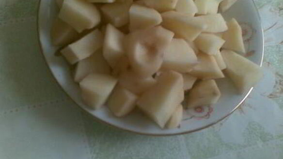 ШАГ 2. постный суп пюре из картофеля и моркови