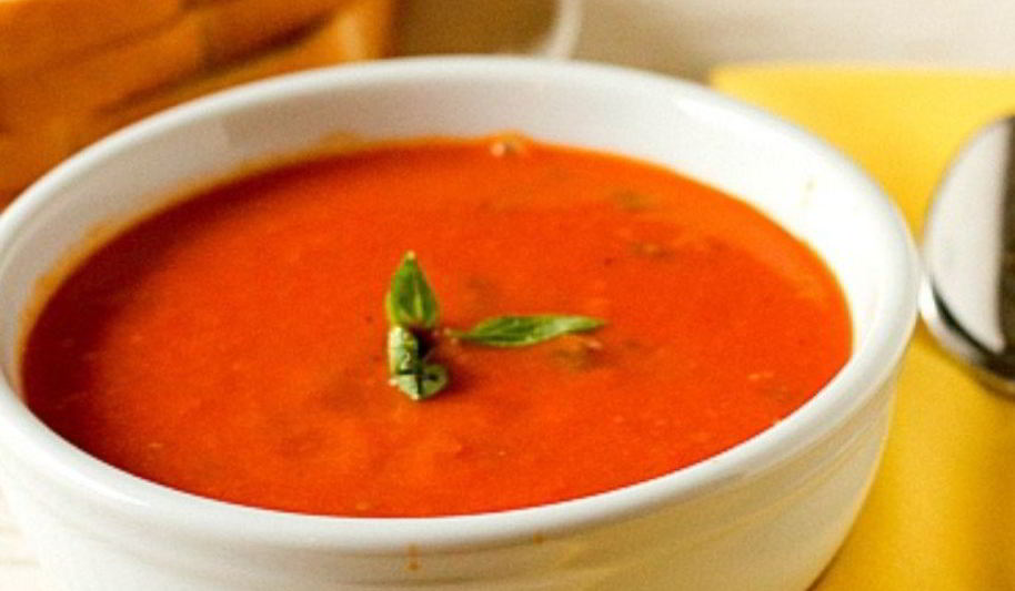 Рецепт пряный томатный суп-пюре