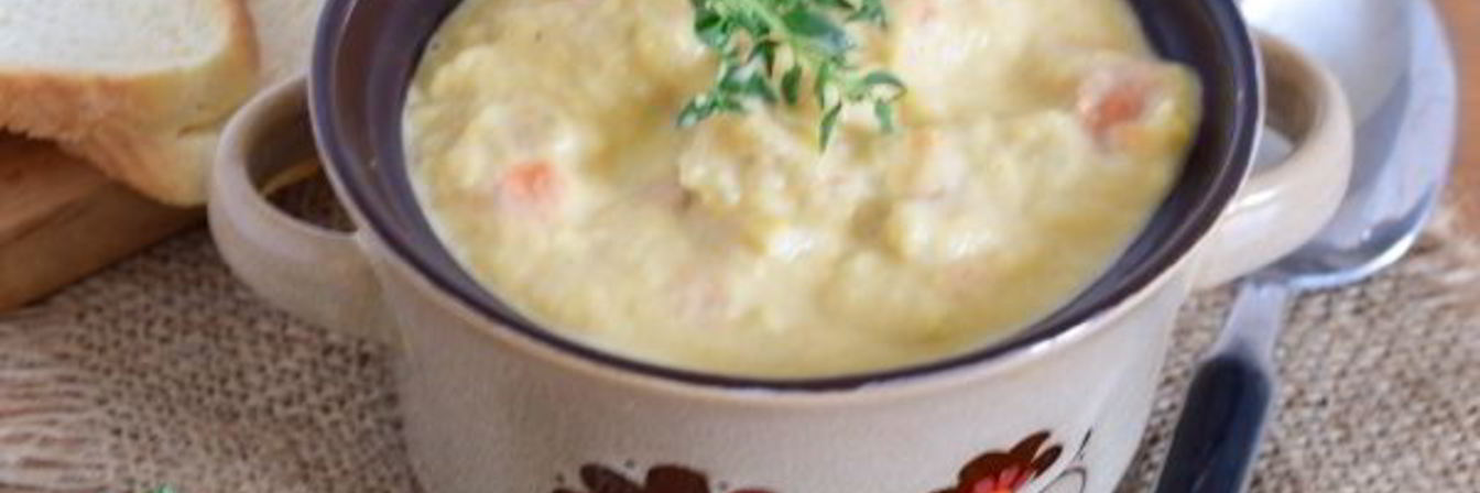 Сливочный суп-пюре из корневого сельдерея