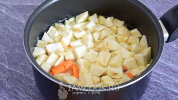 ШАГ 8. сливочный суп-пюре из корневого сельдерея