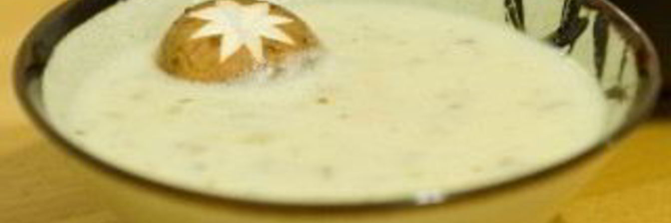 Сливочный суп-пюре с шампиньонами