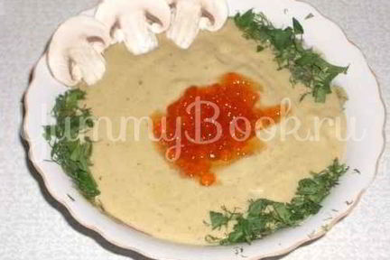 Суп-пюре грибной с беконом