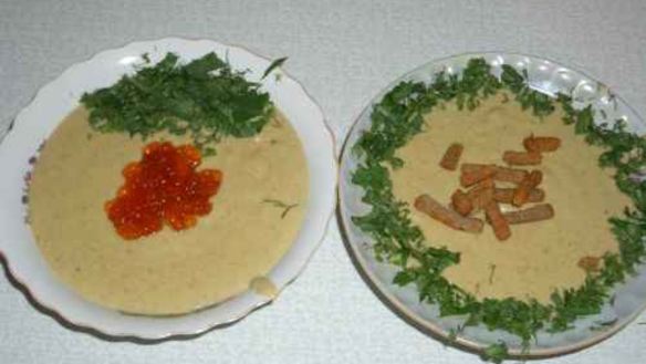 ШАГ 21. суп-пюре грибной с беконом