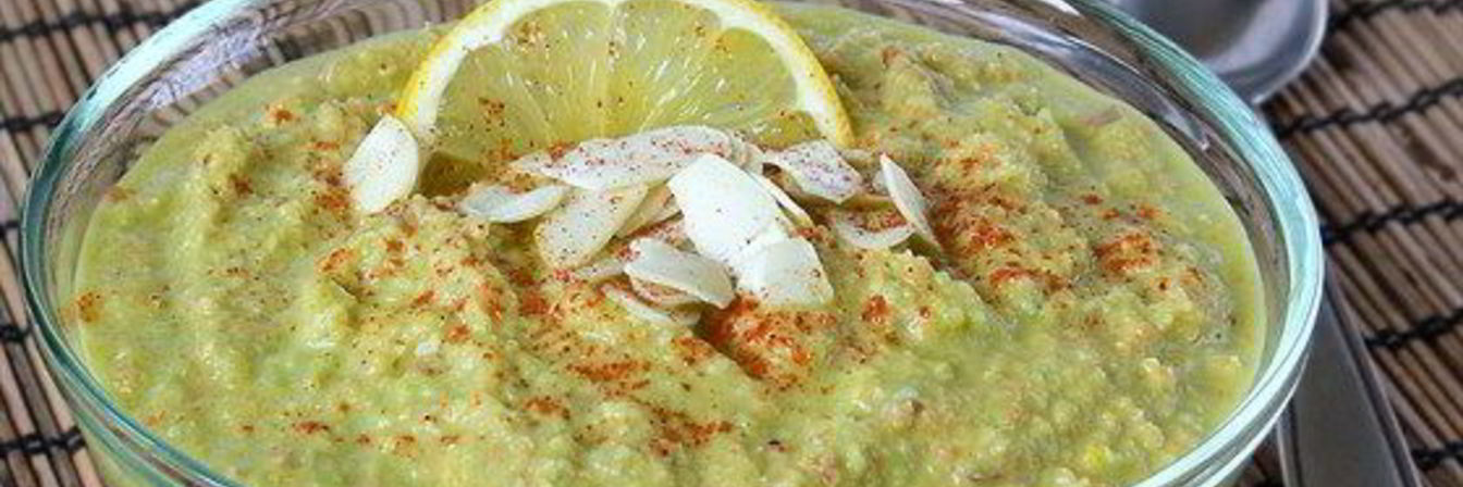 Суп-пюре из авокадо и морковки