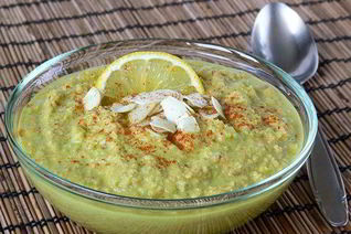 Суп-пюре из авокадо и морковки