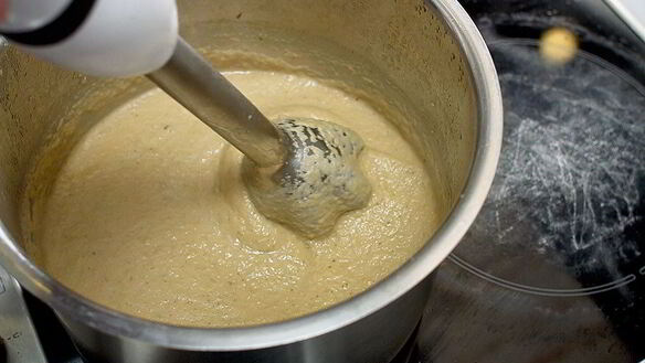 ШАГ 4. суп-пюре из баклажанов