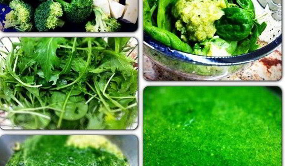 Рецепт суп пюре из брокколи, корня сельдерея и салатной зелени