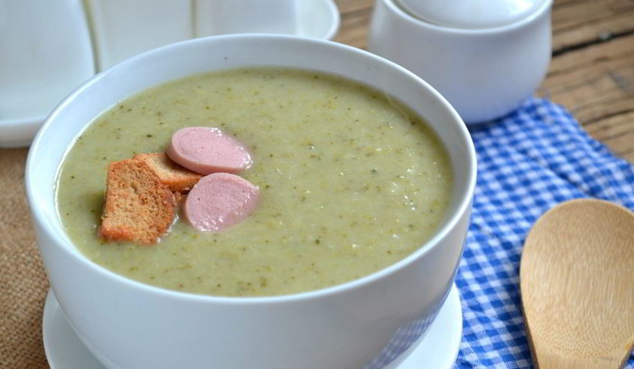 Рецепт суп-пюре из брокколи со сливками