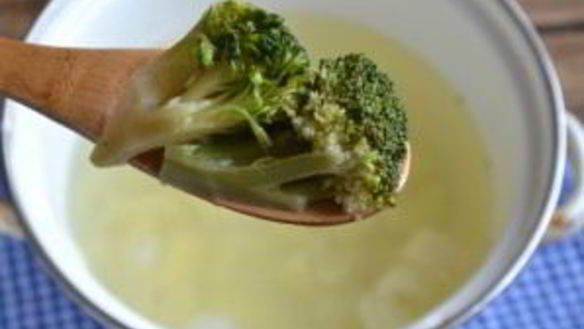 ШАГ 3. суп-пюре из брокколи со сливками